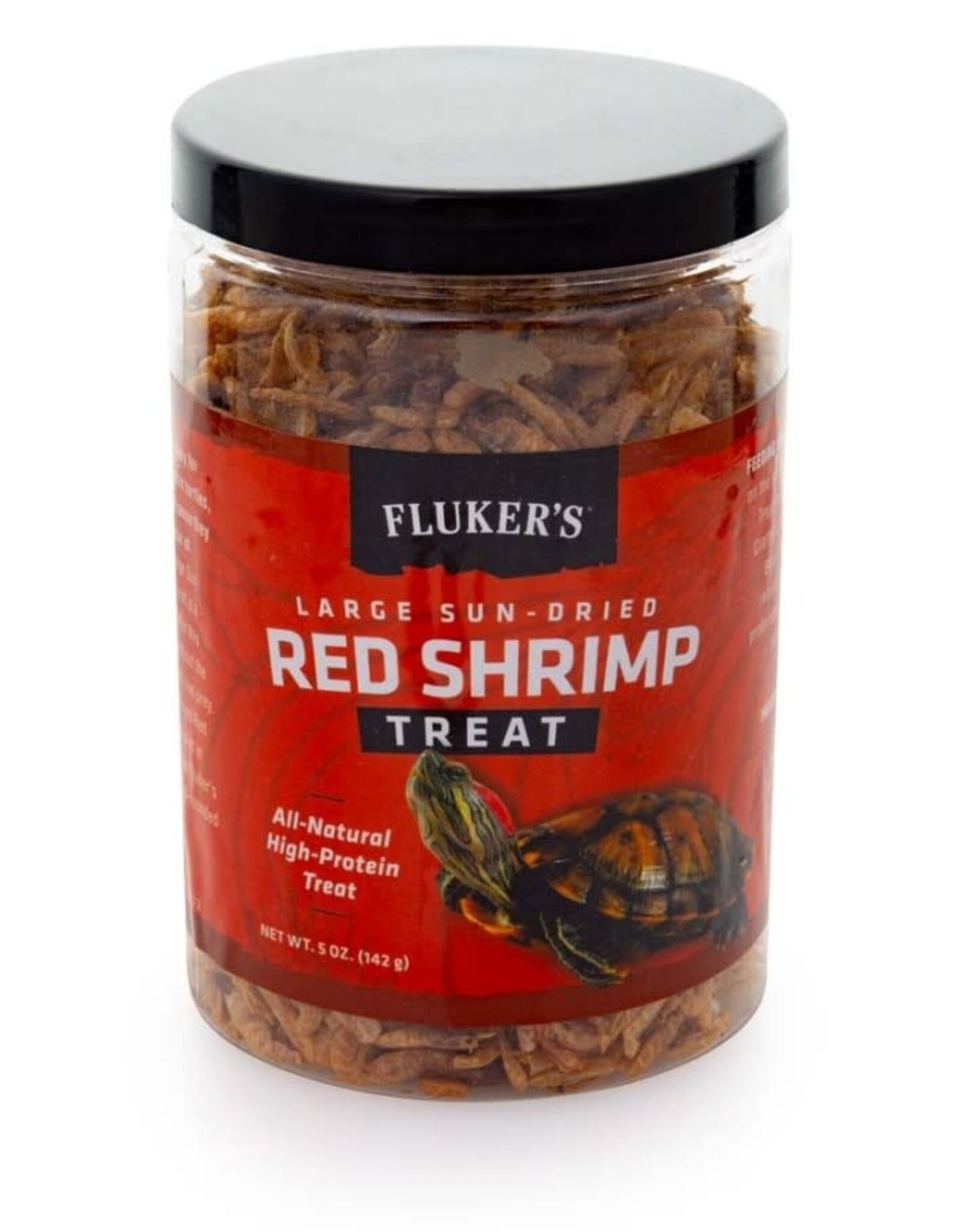 FLUKER'S FLU Sun-Dried Red Shrimp Reptile Treat 5OZ