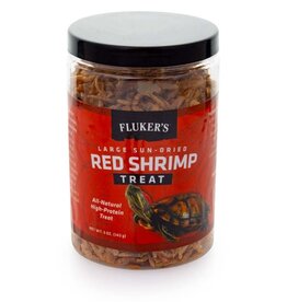 FLUKER'S FLU Sun-Dried Red Shrimp Reptile Treat 5OZ