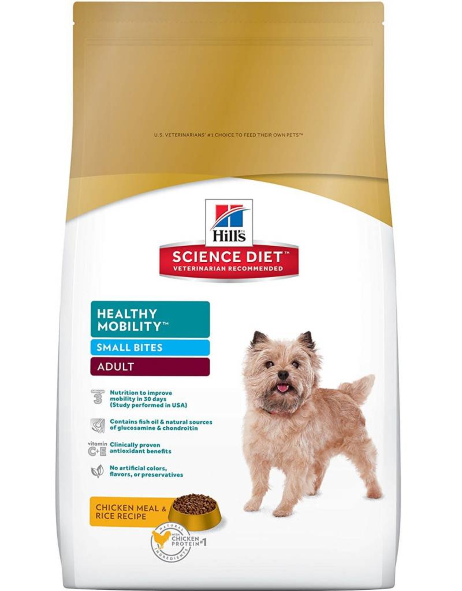 Hill's Science Diet Canine ADULT HEALTHY MOBILITY Small Bites  30 lb.