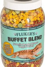 FLUKER LABS FLU Buffet Blend Juvenile Bearded Dragon Veggie Variety Freeze Dried Food 5OZ