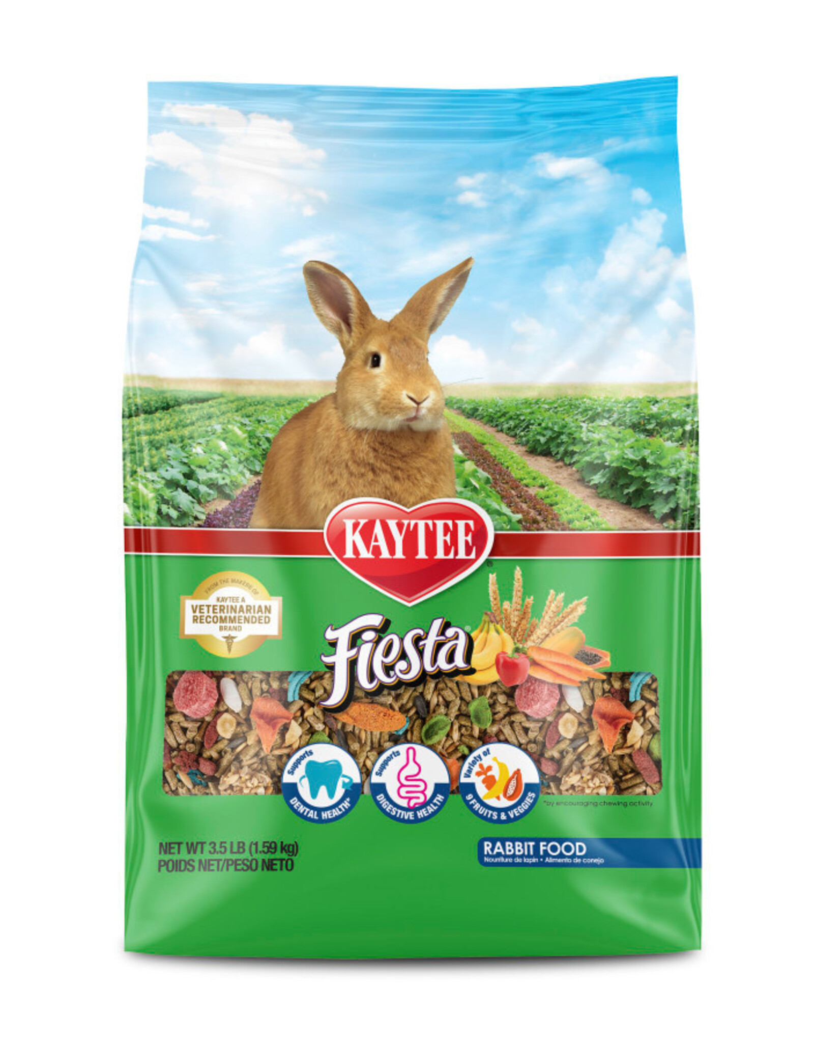KAYTEE PRODUCTS Kaytee Fiesta Rabbit Food Flavor Medley,  3.5 lb