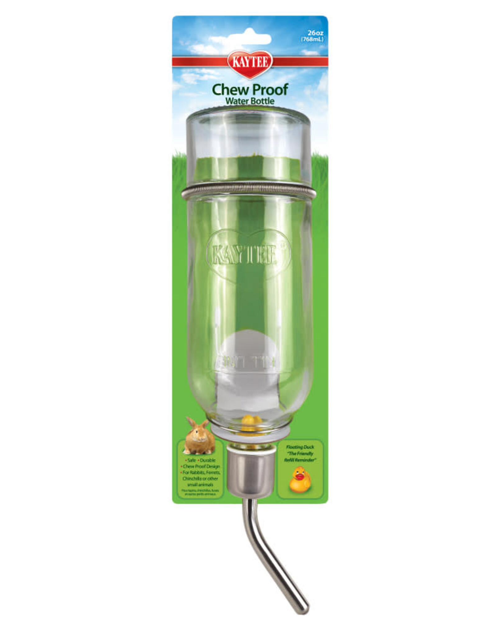 KAYTEE PRODUCTS Kaytee Chew-Proof Water Bottle 26OZ