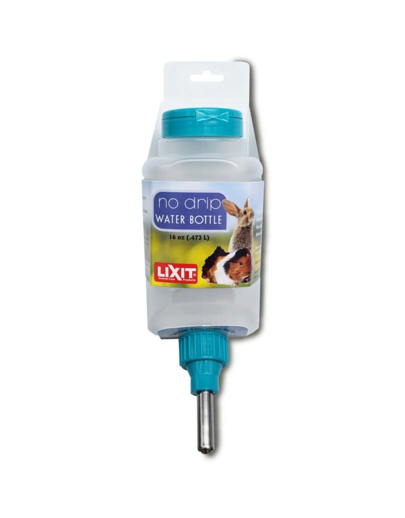 LIXIT Lixit No Drip Top Fill Water Bottle Rabbit and Guinea Pig 16 oz