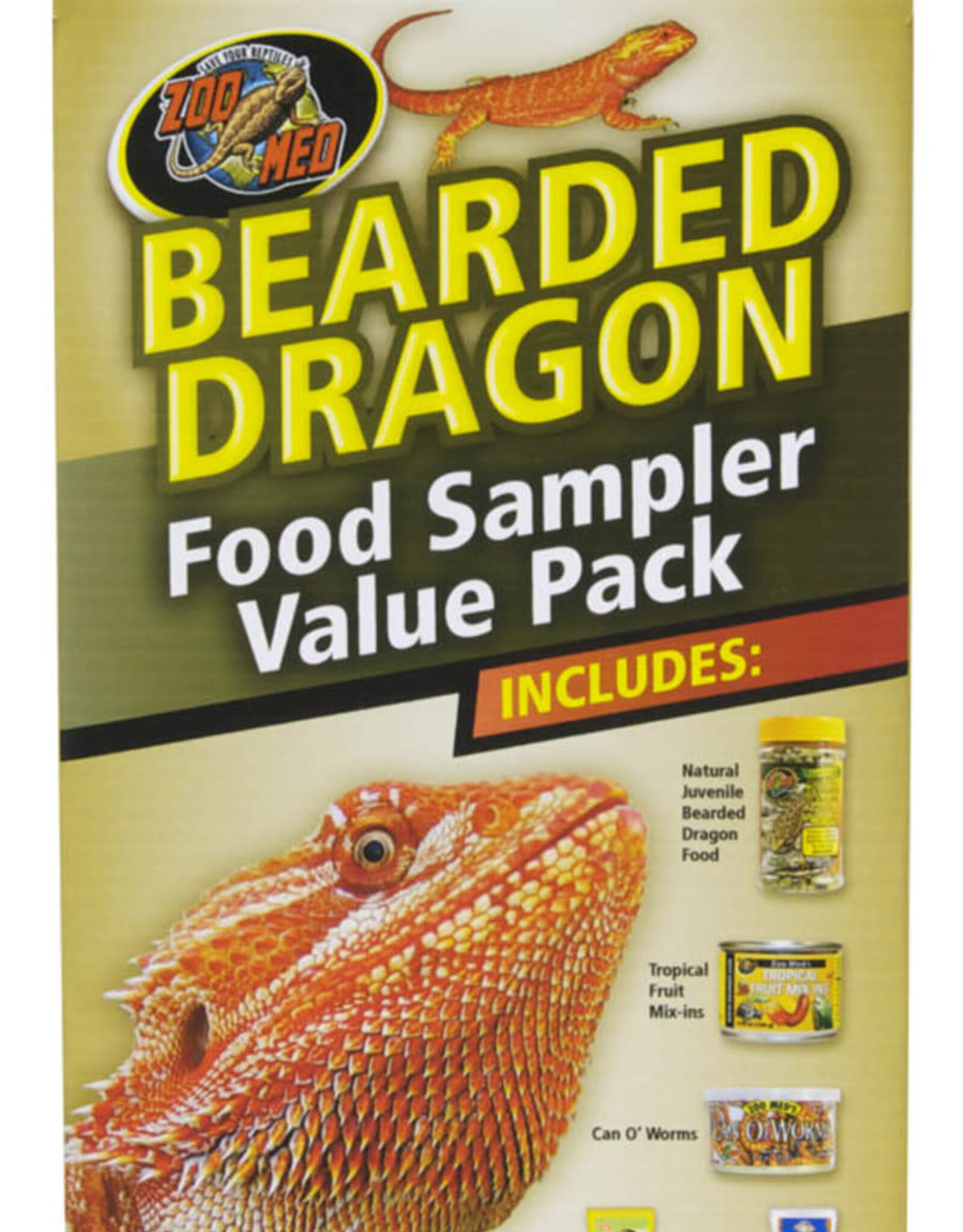ZOO MED LABORATORIES Zoo Med Bearded Dragon Food Sampler Value Pack Display