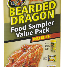 ZOO MED LABORATORIES Zoo Med Bearded Dragon Food Sampler Value Pack Display