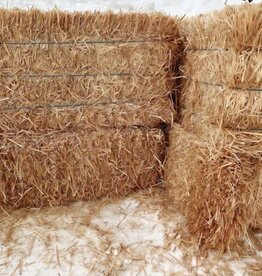 Eckenberg Farms AFS Big Bale  3 tie Straw Bale by Ward Rugh apx 88lbs