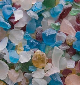 Panacea Gems Beach Glass Assorted Primary Colors 1lb
