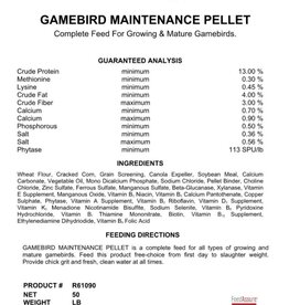 Alaska Farm Supply AFS Game Bird Maintainer 50lbs