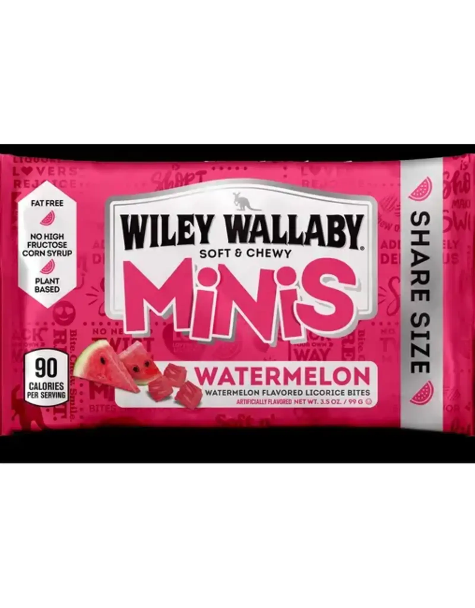 Kenny's Candy Wiley Wallaby Watermelon Mini 3.5oz