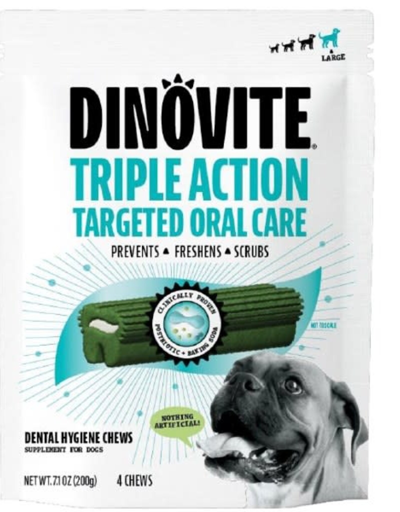 Dinovite Dinovite K9 Dental Chew Large 4/bag