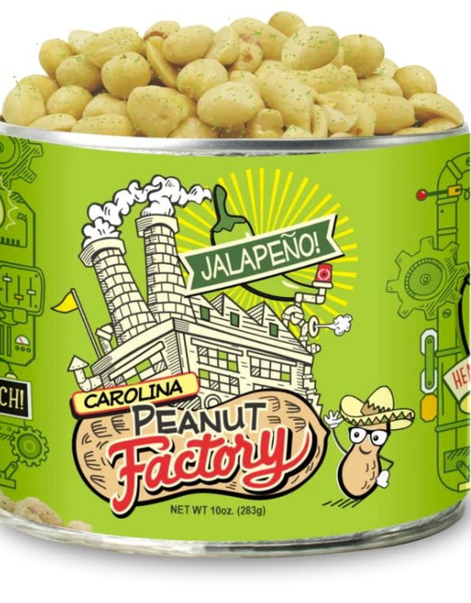 1in6 Snacks Carolina Peanut Factory- Gourmet Salted (Jalapeno)