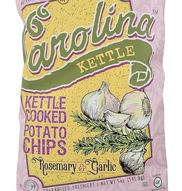 1in6 Snacks Carolina Kettle Rosemary & Garlic Potato Chips, 5 oz