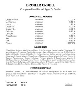 Alaska Farm Supply AFS Broiler Crumbles 21% Protein 50lb