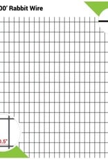 Alaska Farm Supply AFS Hardware Cloth HD Rabbit Fence 1/2"x1", 14 Gauge, 30 in x 100ft
