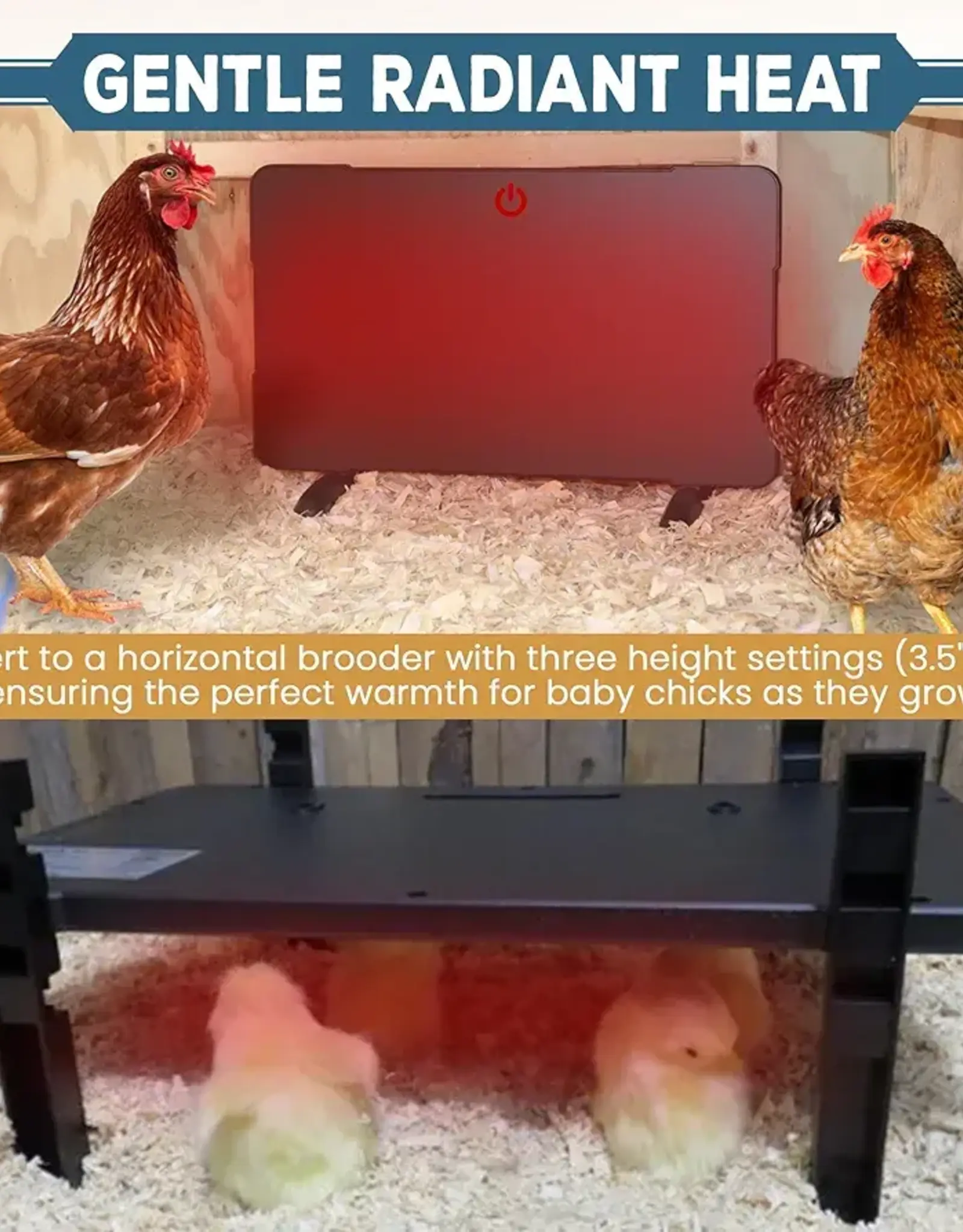 Farm Innovators 2 & 1 Coop Heater & Brooder