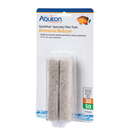 AQUEON Aqueon Replacement Specialty Filter Pads Ammonia Reducer, Quiet fFlow 30/50, 4 pk