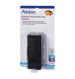 AQUEON Aqueon Replacement Specialty Filter Pads Carbon, Quiet Flow 20/75