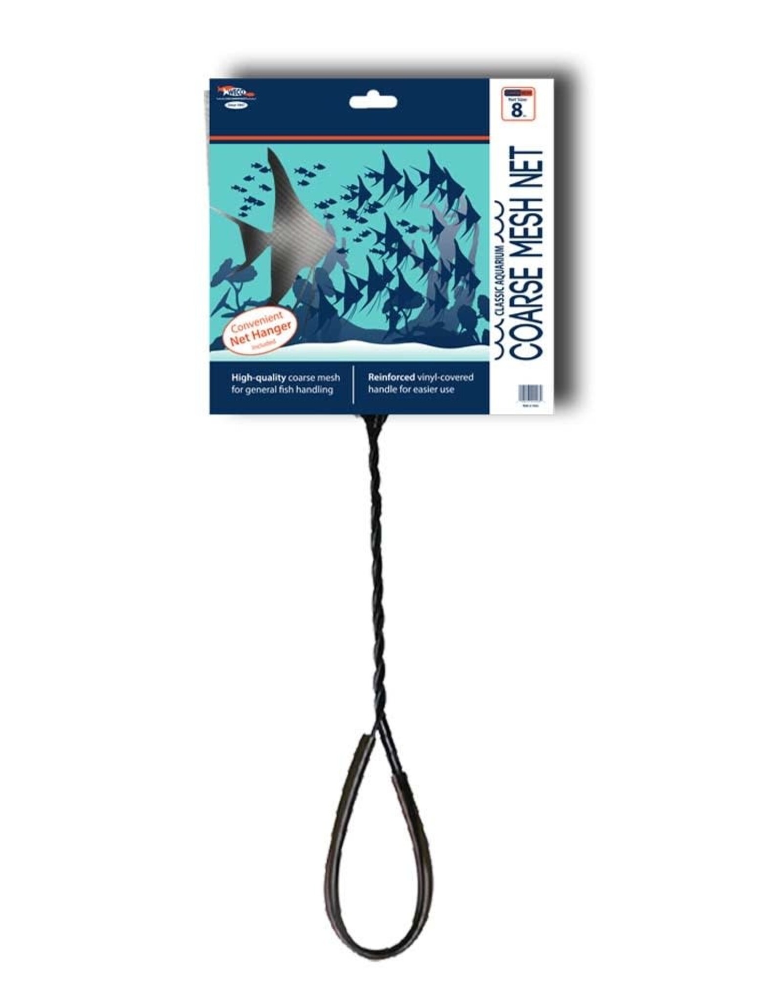WECO PRODUCTS Weco Fish Net Coarse Mesh Long Handle 8 in