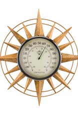 Thermometer Wall Decor - Compass 14"