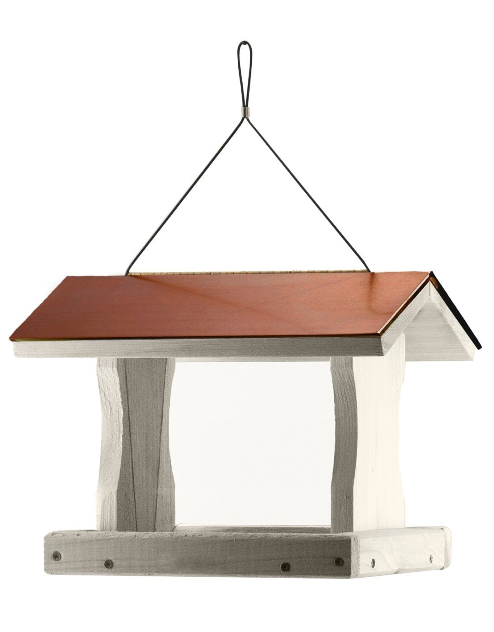 Woodlink® Nantucket CopperTop® Ranch Feeder  - 5lb Capacity - White