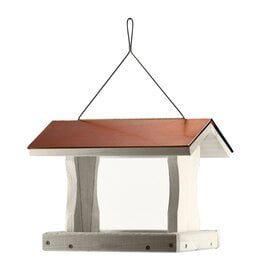 Woodlink® Nantucket CopperTop® Ranch Feeder  - 5lb Capacity - White