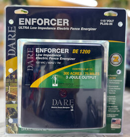 DARE Dare Electric Fence Energizer Plug-In ENFORCER DE 1200 3 Joule