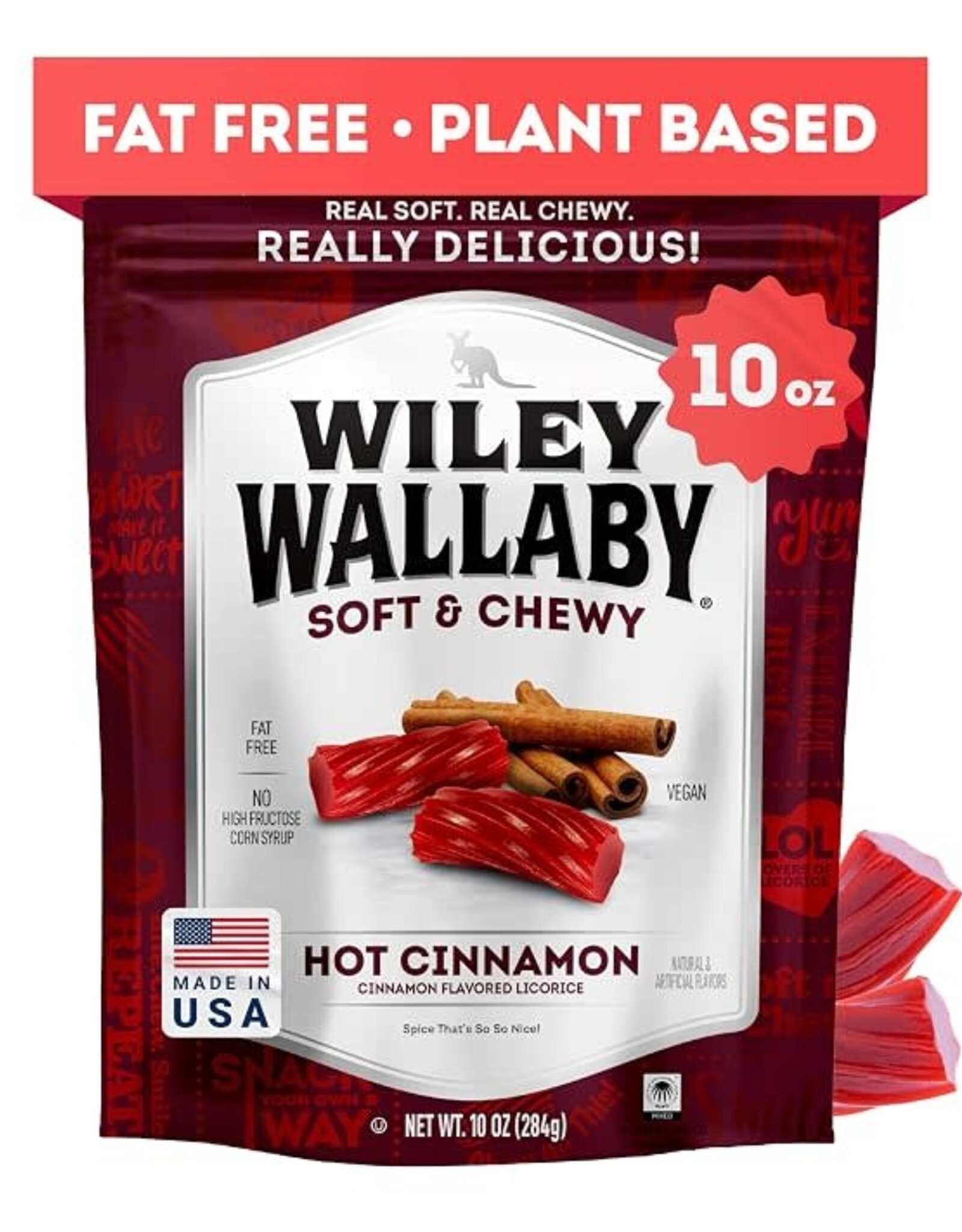 Wiley Wallaby Wiley Wallaby Hot Cinnamon 10oz