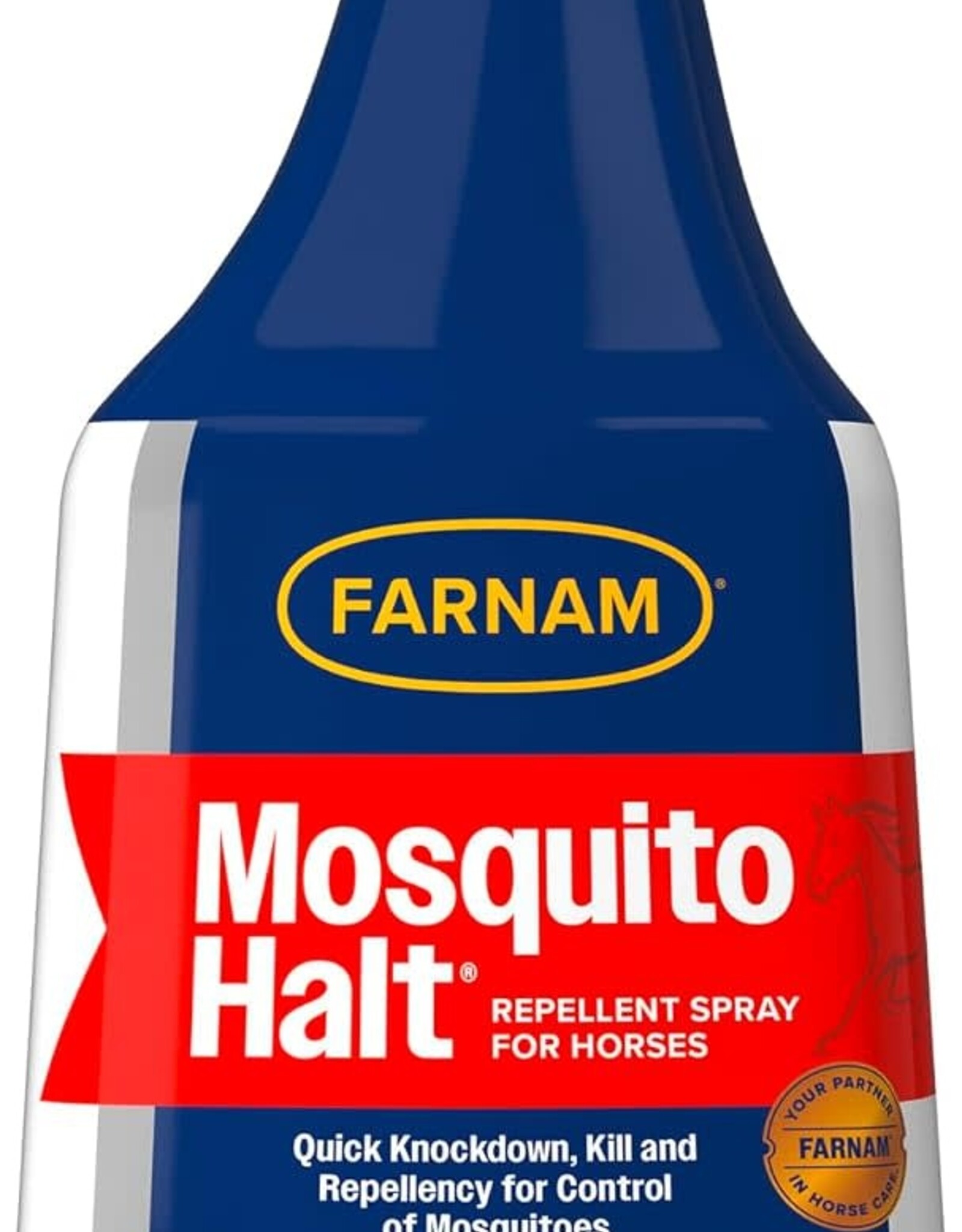 FARNAM Farnam Mosquito Halt Repellent Spray for Horses, 32 oz