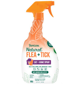 Tropiclean TropiClean Natural Flea & Tick Home & Cat Spray 32 oz