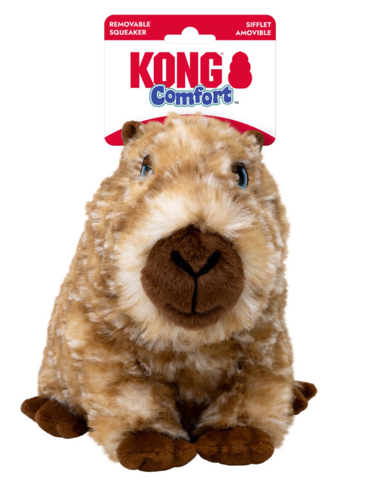 KONG COMPANY KONG Comfort Wuzzeez Capybara Dog Toy Medium