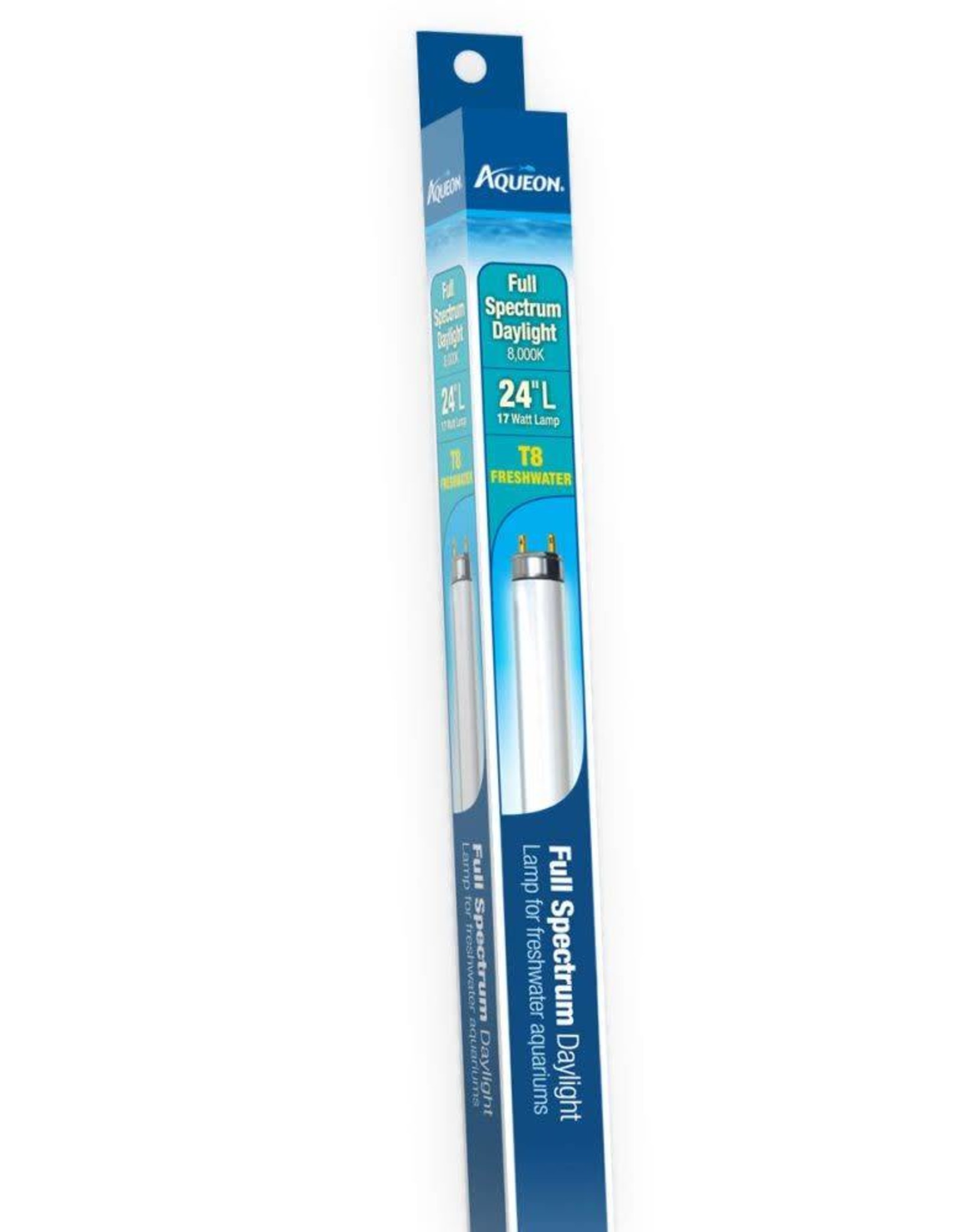 AQUEON Aqueon Full Spectrum Daylight 8,000K T-8 Fluorescent Bulb 17W 24in