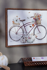 Fall Bike Canvas Wall Art 20" x 16"