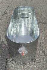 Alaska Farm Supply AFS Galvanized Stock Tank / Tub 100 gallon  w/ drain plug