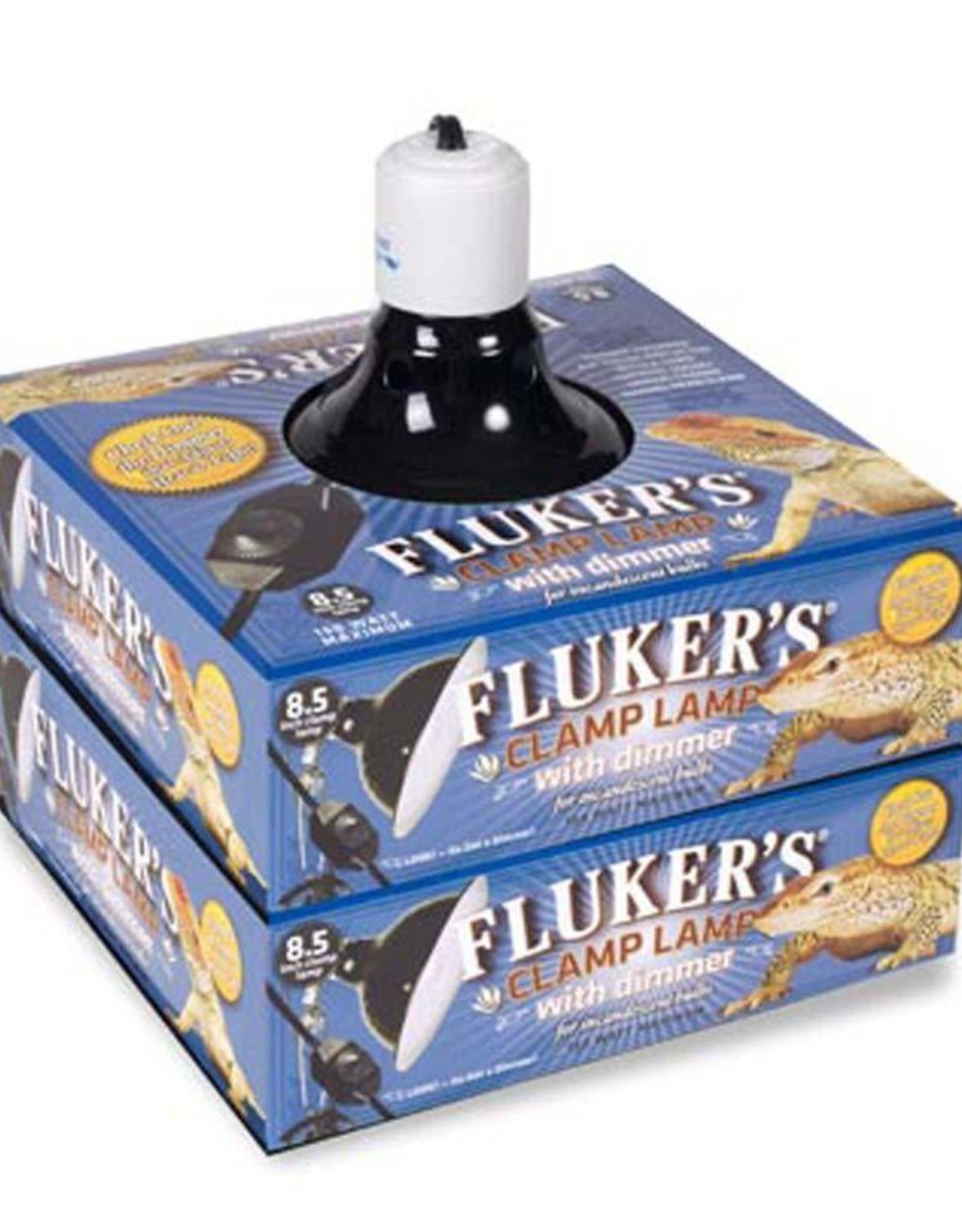 FLUKER LABS Flukers ReptaClamp Lamp Ceramic w and Dim Switch 8.5in