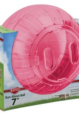 KAYTEE PRODUCTS RUN-ABOUT BALL 7" RAINBOW 61353 12/CS PETS IN hamster ball