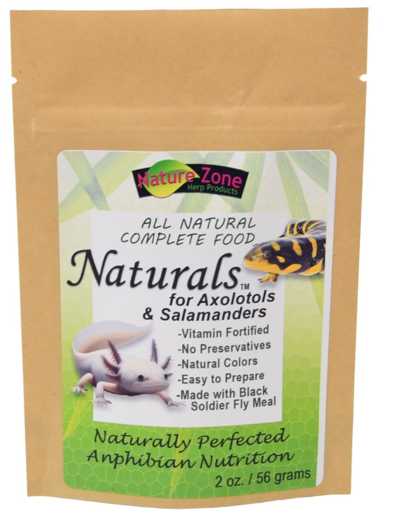 NATURE ZONE Nature Zone Naturals Axolotols & Salamander Food 2oz