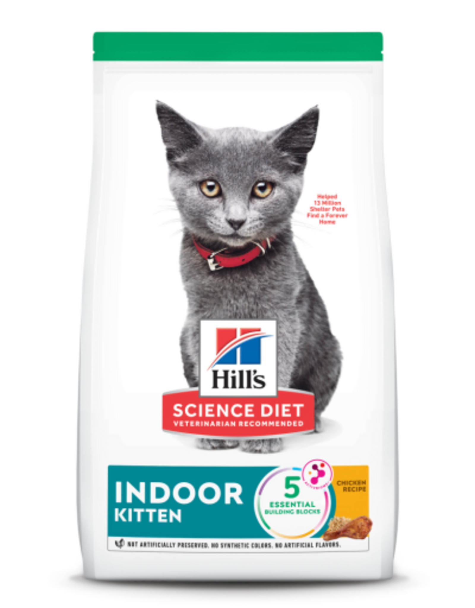 Hill's Science Diet Hill s Science Diet Kitten Indoor Chicken Recipe Dry Cat Food  3.5 Lb