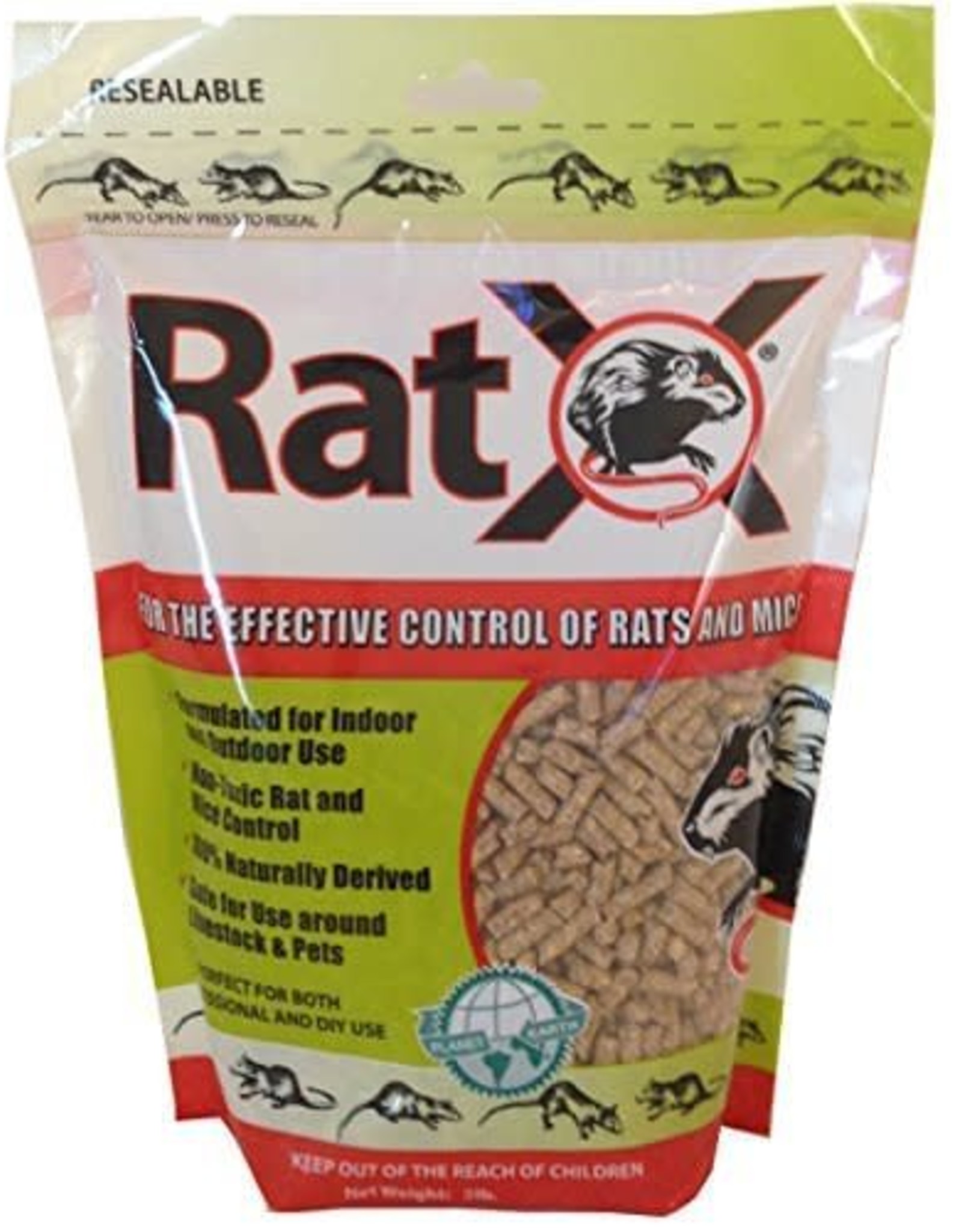 ECOCLEAR RATX RODENTICIDE 3# bag ECOCLEAR