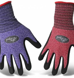 BOSS MANUFACTURING      P Boss Guardian Angel® Dotted Nitrile Palm Knit Wrist Glove Purple & Red Med