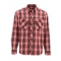 Gallatin Flannel - Garnet Plaid