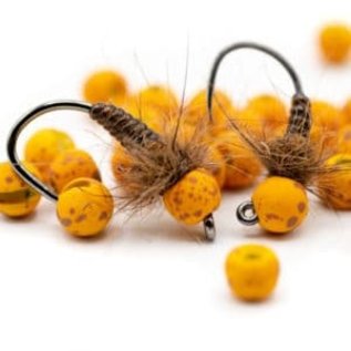 Firehole Slotted Speckled Tungsten Beads