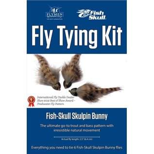 Flymen Fly Tying Kit-Fish Skull Skulpin Bunny