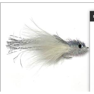 Murdich Marabou Minnow size 1/0