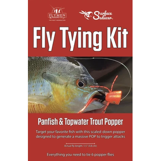 Flymen Fly Tying Kit Panfish & Topwater Trout Popper Fly Tying Kit
