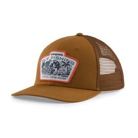 Patagonia Fitz Roy Trout Trucker Hat Agave Small: Light Plume Grey (close  out)