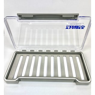 Tight Lines Logo Thin Clear Fly Box