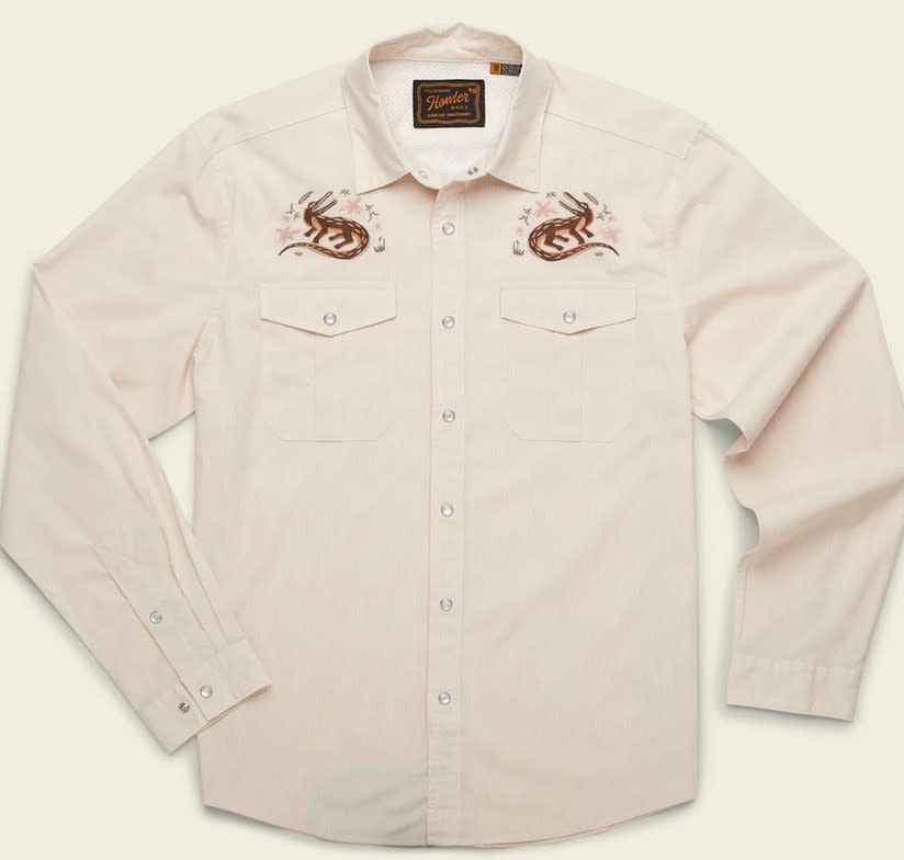 Howler Brothers Gaucho Snapshirt Lazy Gators - Tight Lines Fly