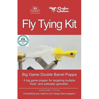 Flymen Fly Tying Kit Big Game Double Barrel Poppa