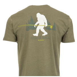 Simms Sasquatch T-Shirt Military Heather-Medium