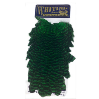 Whiting American Hen Saddle Grizzly